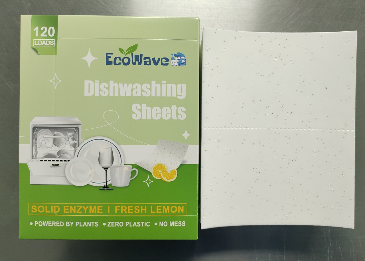 20% EcoWave Кърпички с ЕНЗИМИ за съдомиялна