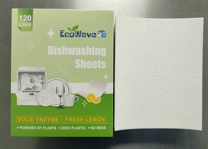 20% EcoWave Кърпички с ЕНЗИМИ за съдомиялна